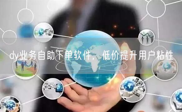 dy业务自助下单软件，低价提升用户粘性