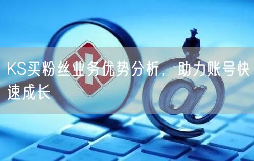 KS买粉丝业务优势分析，助力账号快速成长