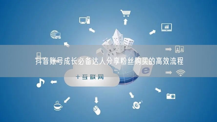 抖音账号成长必备达人分享粉丝购买的高效流程